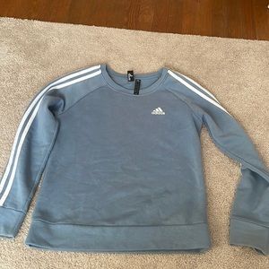 Blue adidas crewneck